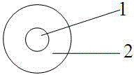 Marine low-smoke halogen-free low-toxicity frame-retardant fire-resistant soft optical cable and manufacturing method thereof