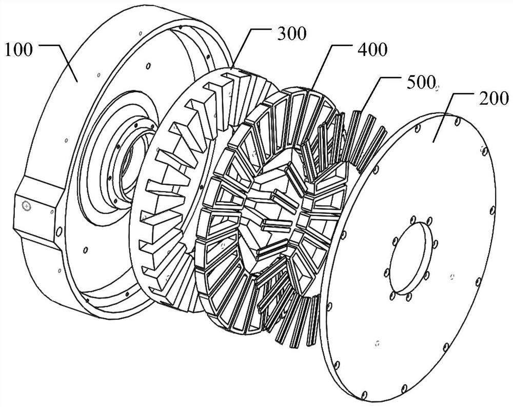 Stator assembly and axial magnetic field motor