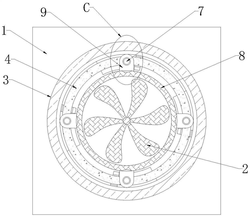 Computer cooling fan convenient to install