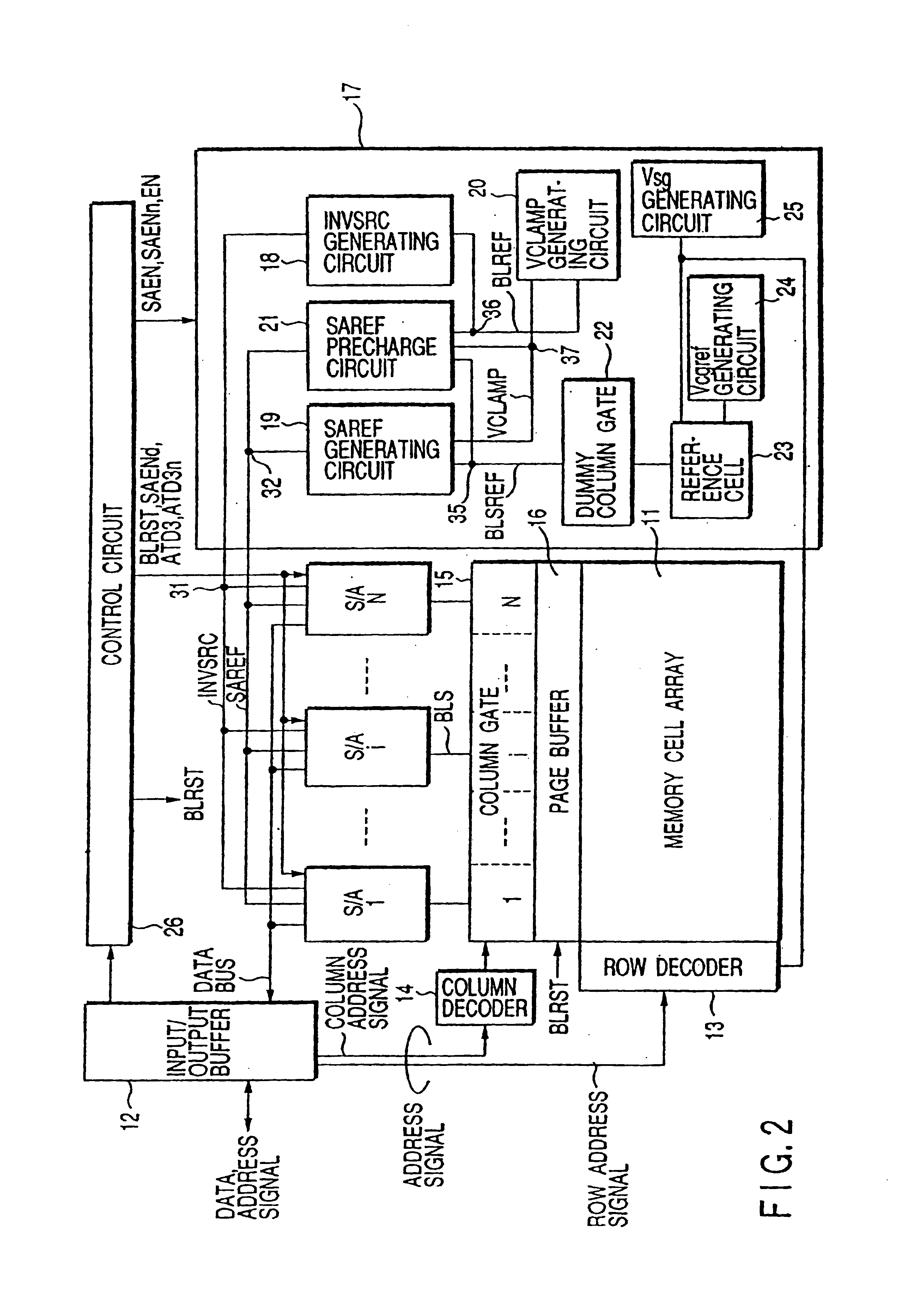 Read circuit of nonvolatile semiconductor memory