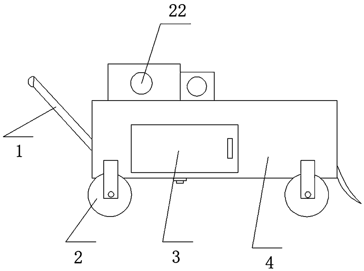 Sweet potato vine collection device for agricultural production