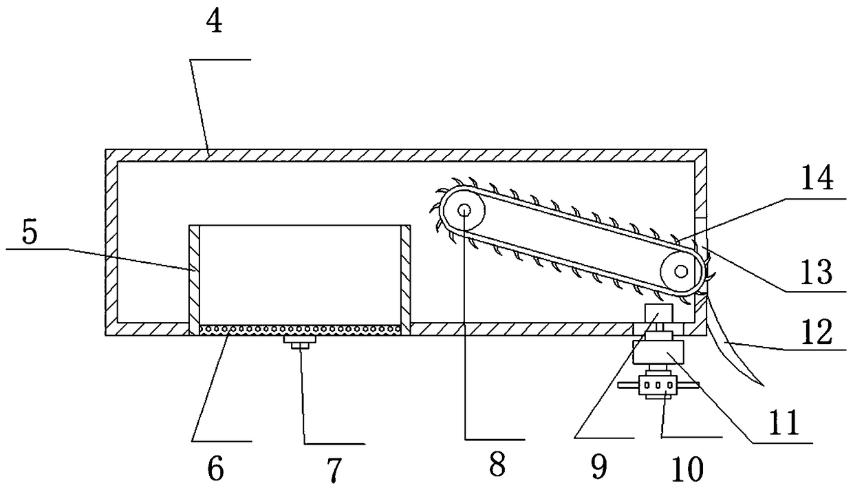 Sweet potato vine collection device for agricultural production