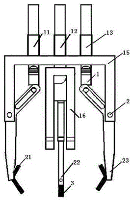 Mechanical arm capable of relatively stably and conveniently grasping spherical part