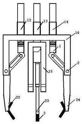 Mechanical arm capable of relatively stably and conveniently grasping spherical part