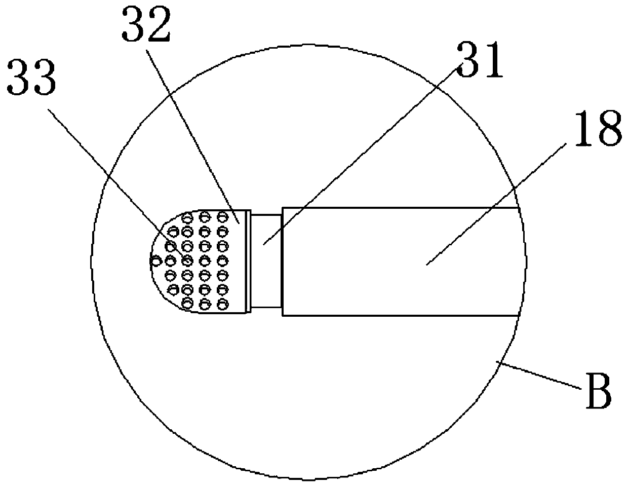 Self-control type hole sweeping device for coal mining