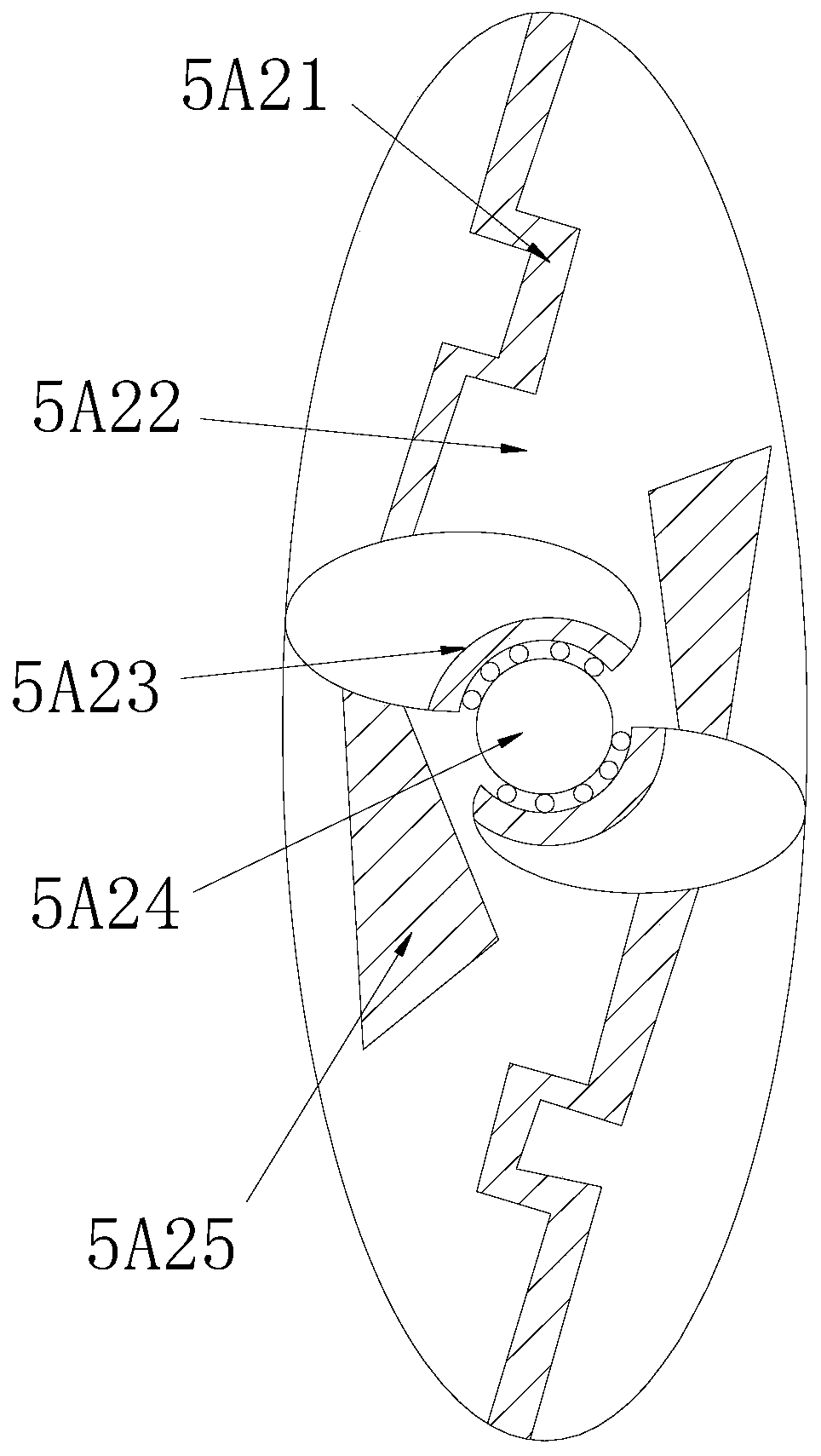 Chemical mechanical stirrer based on paddle wing barbs for organic silica gel