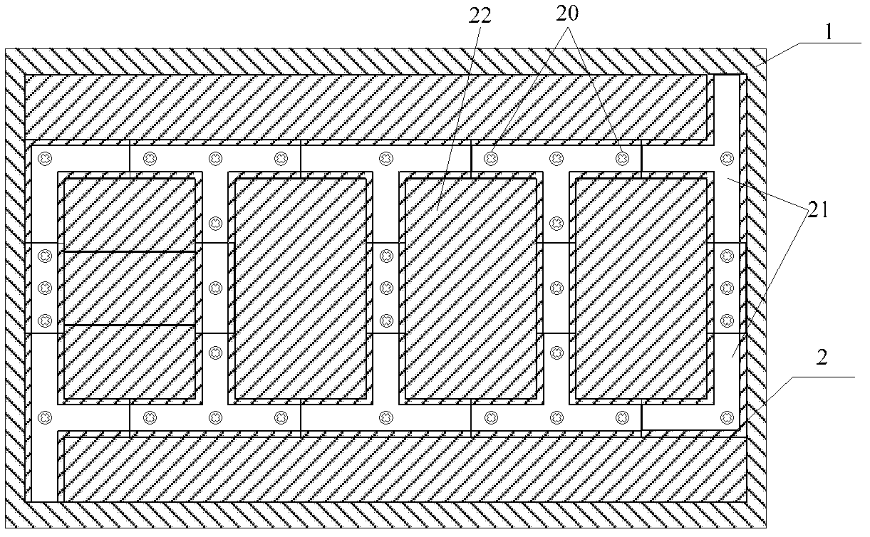 Flow battery stack with monitoring system