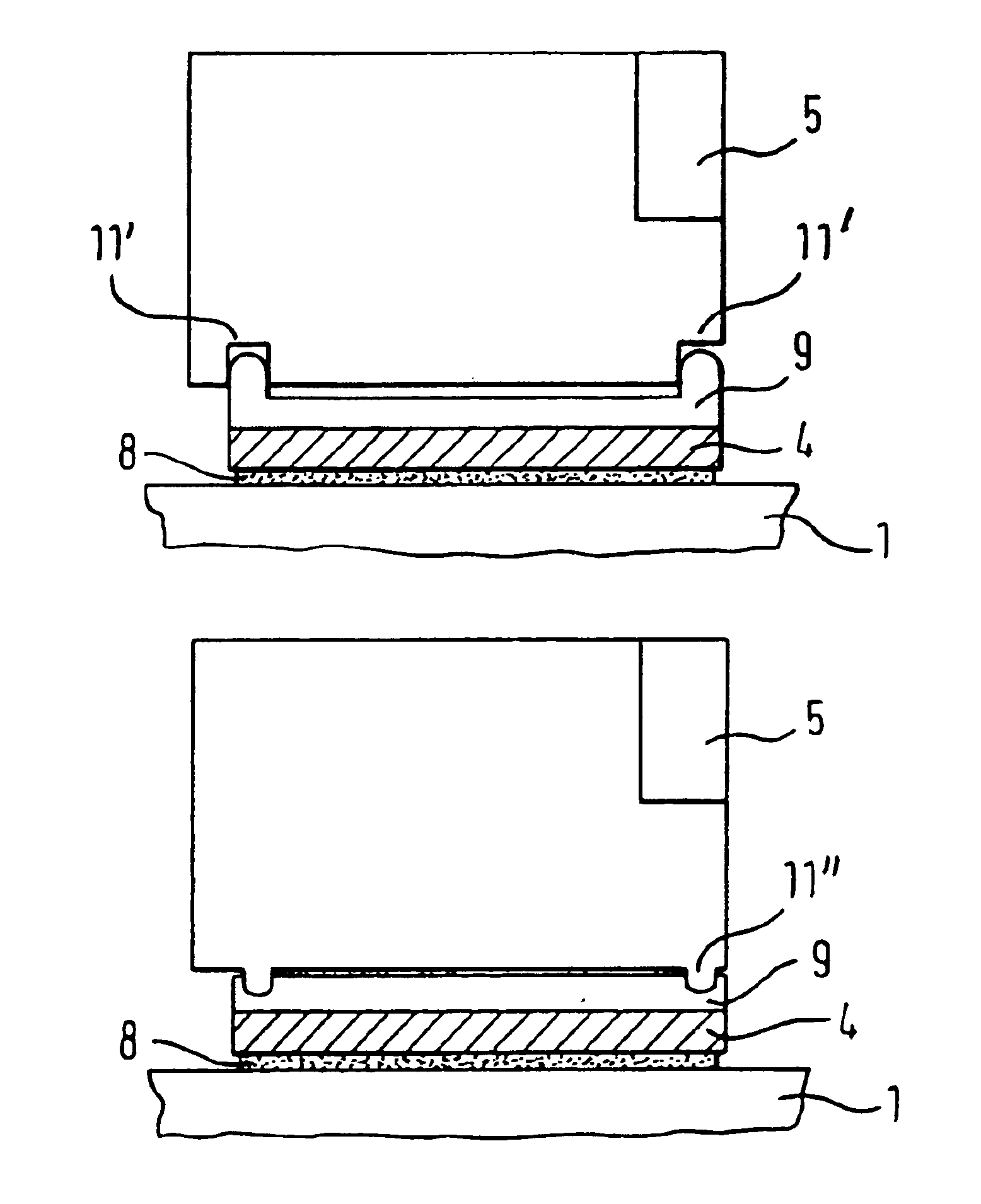 Device and method for attaching a scale element or a protective tape therefor