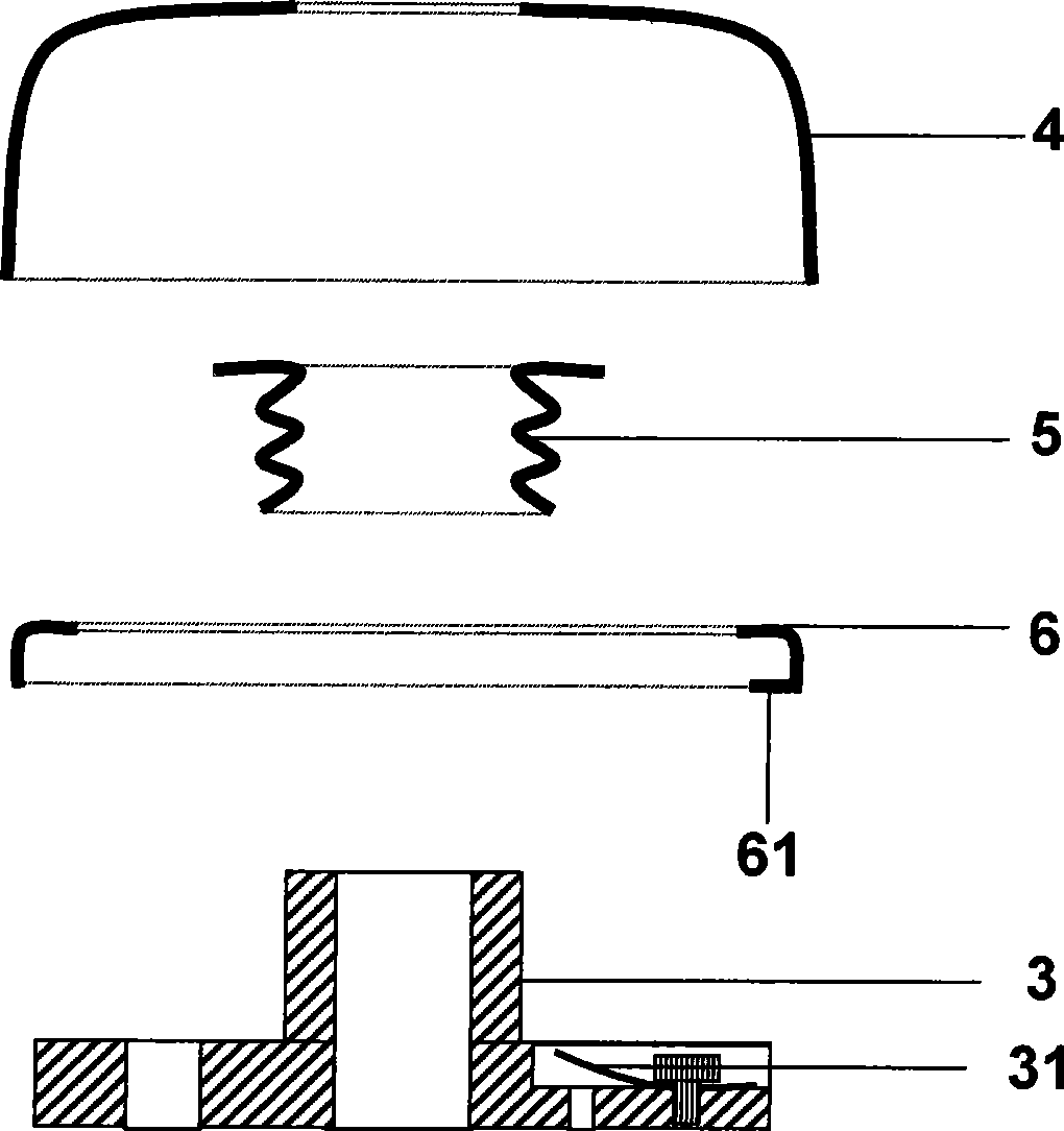 Sealing structure of duplex cylinder compressor lower bearing and lower silencer