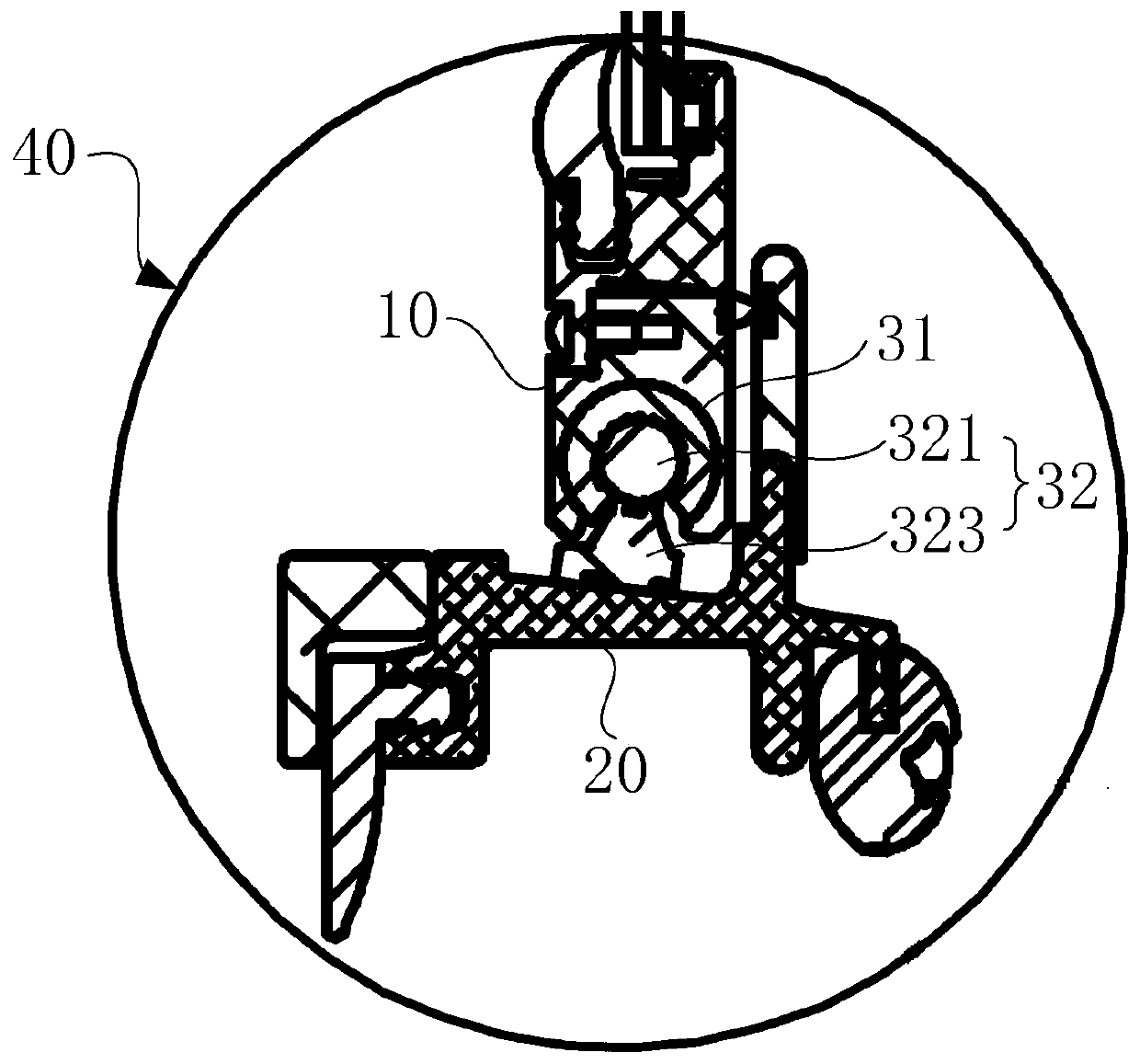 Sliding window structure and vehicle with same