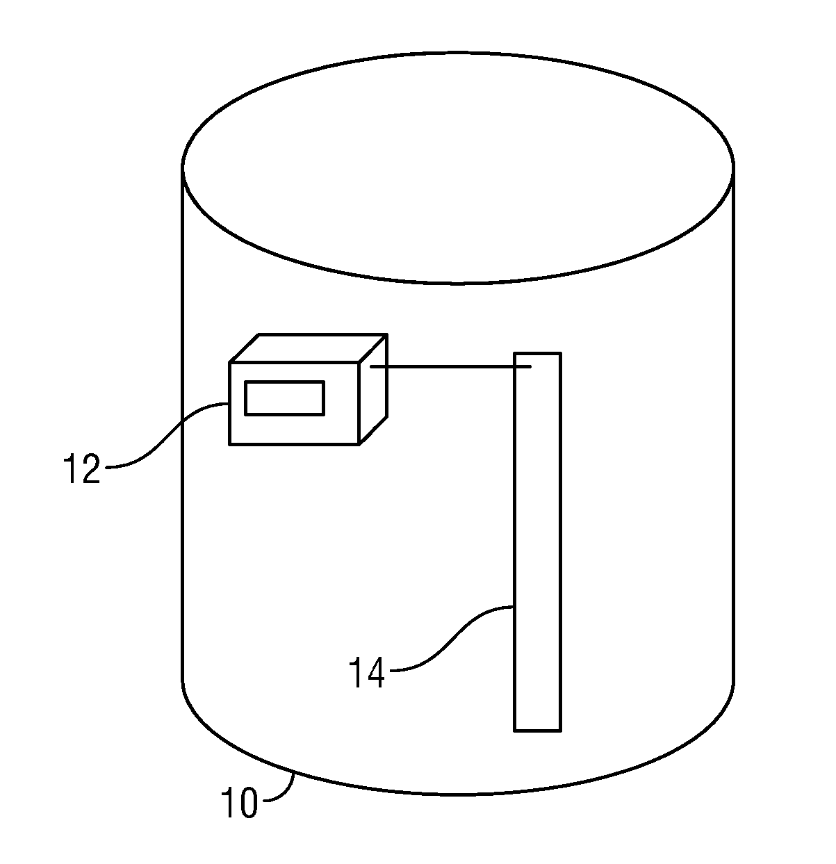 Measurement device, measurement system, canister and measurement method