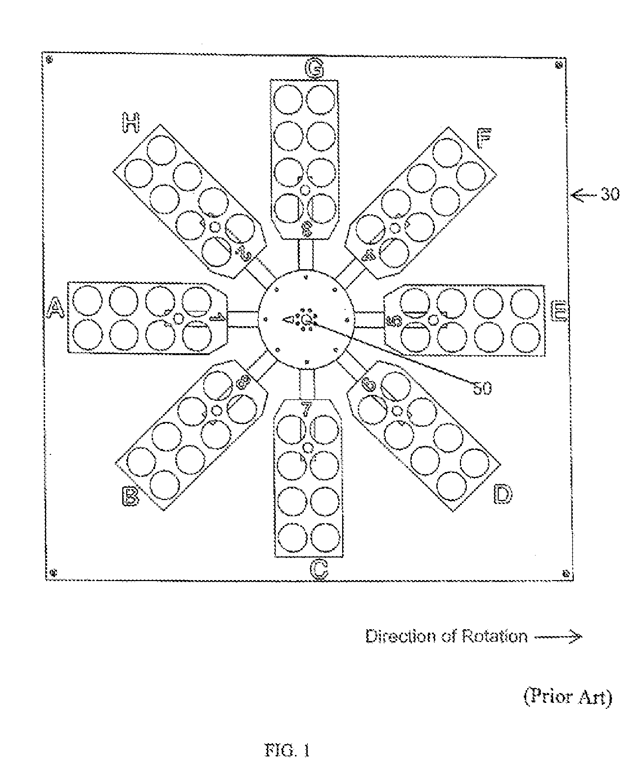 System and method for independently rotating carriers