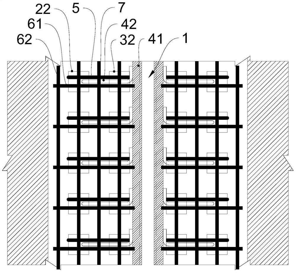 Bridge expansion joint connecting and anchoring structure