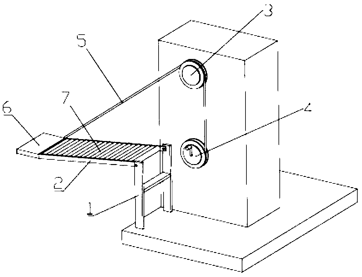 Novel platform cigarette truck loading device