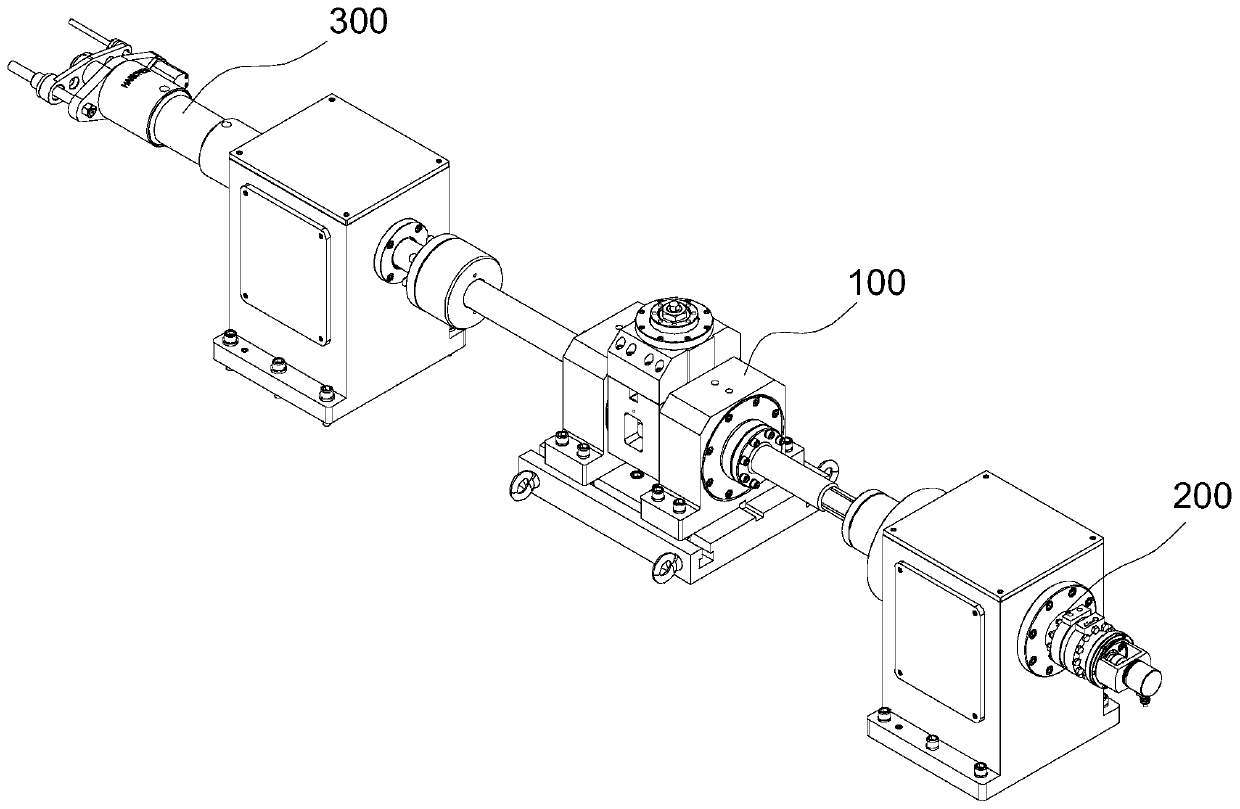 Axial test mechanism of bearing