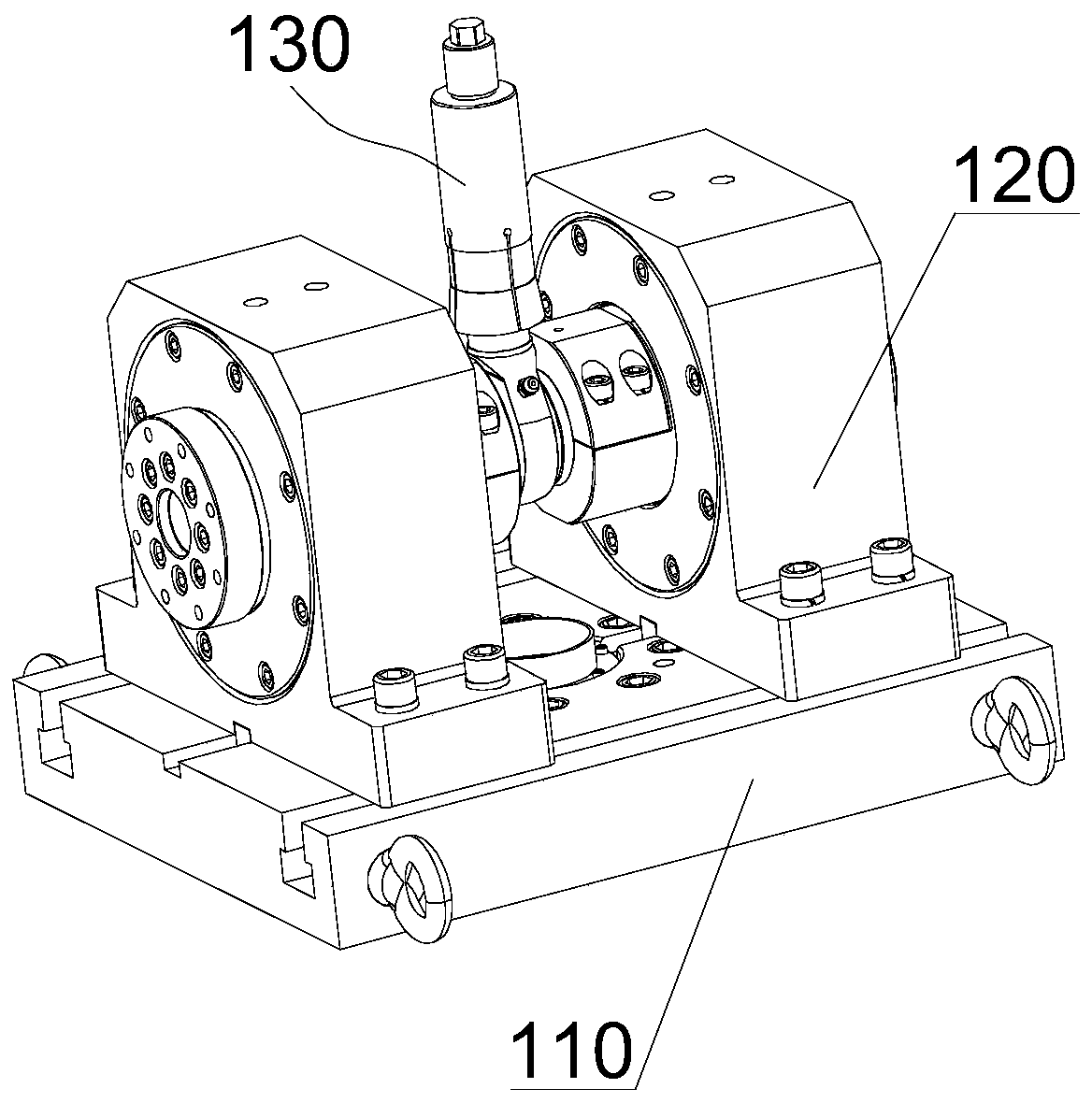 Axial test mechanism of bearing