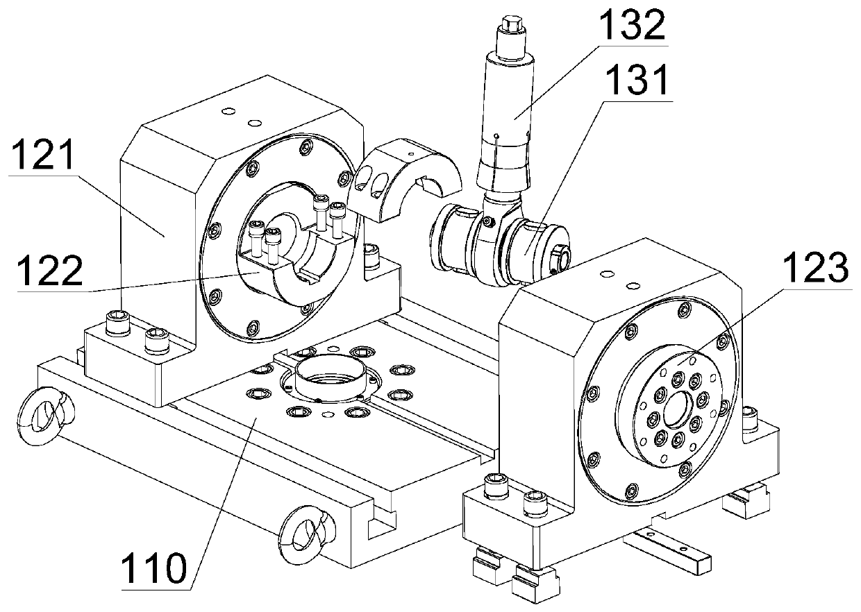 Axial test mechanism of bearing