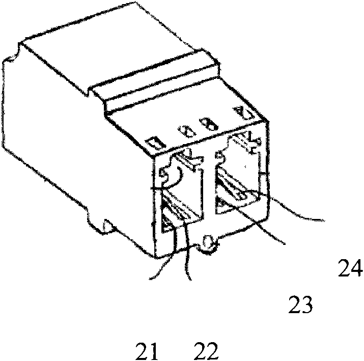 Optical fiber distribution module, optical fiber plug and optical fiber distribution frame