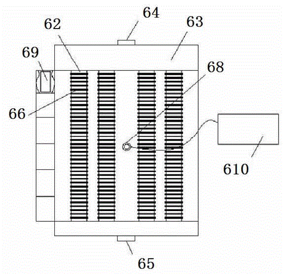 Efficient cooling computer case for computer