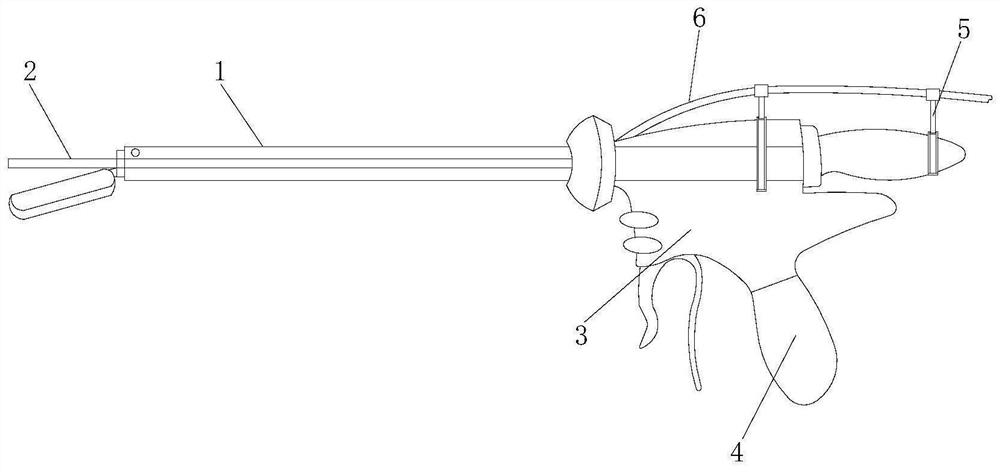 Ultrasonic knife head for laparoscopic surgery