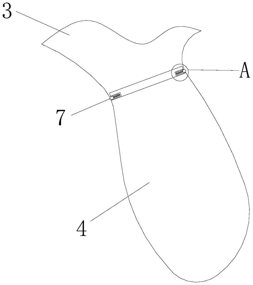 Ultrasonic knife head for laparoscopic surgery