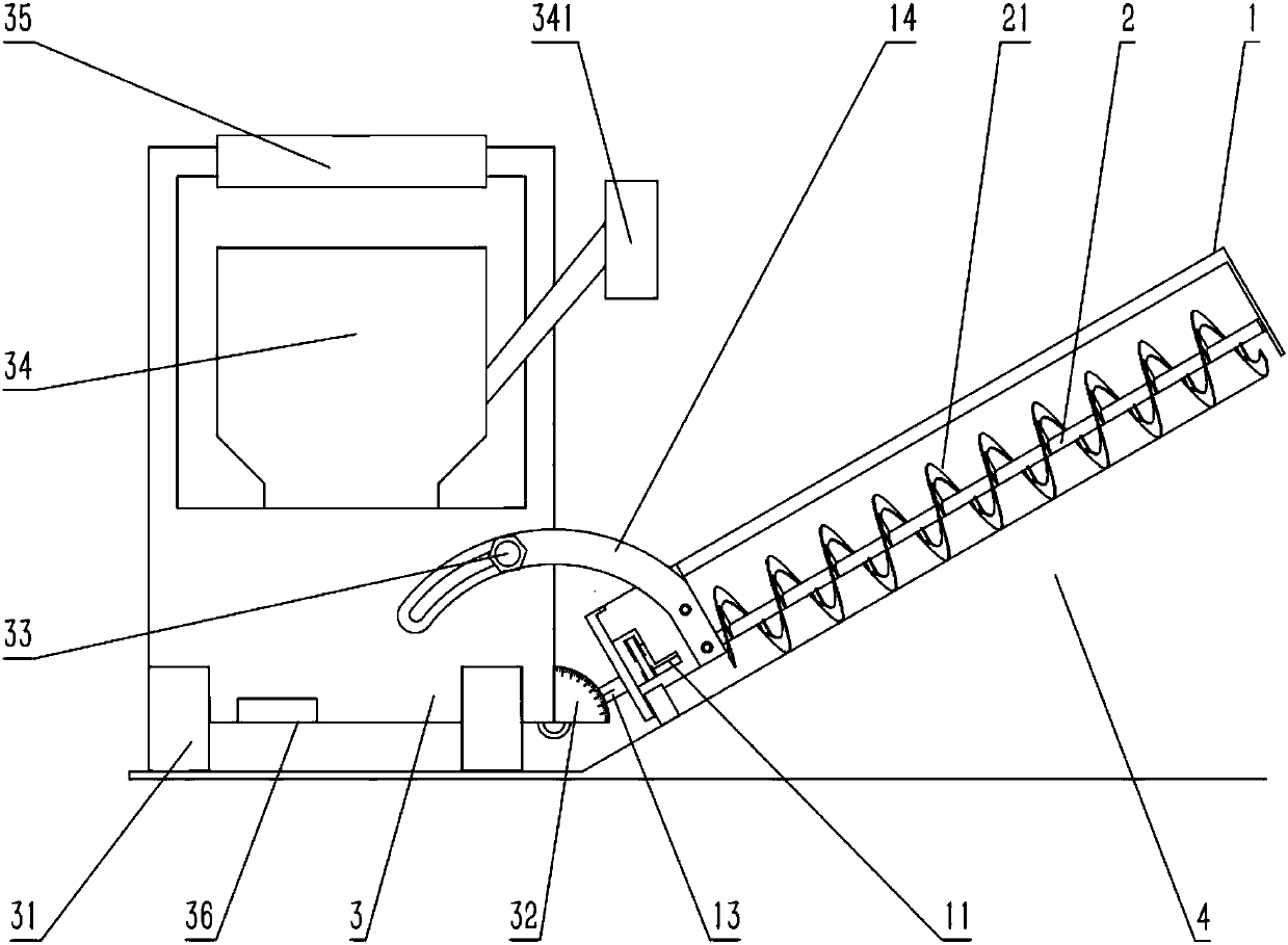 Slope sediment leveler