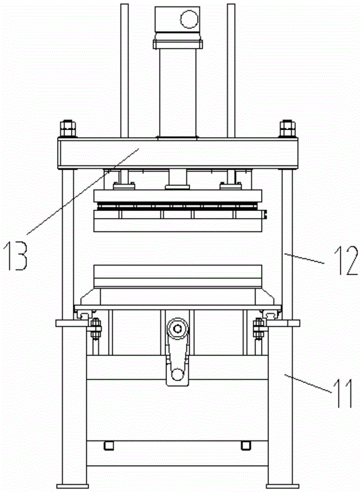 Paper pulp molding forming machine