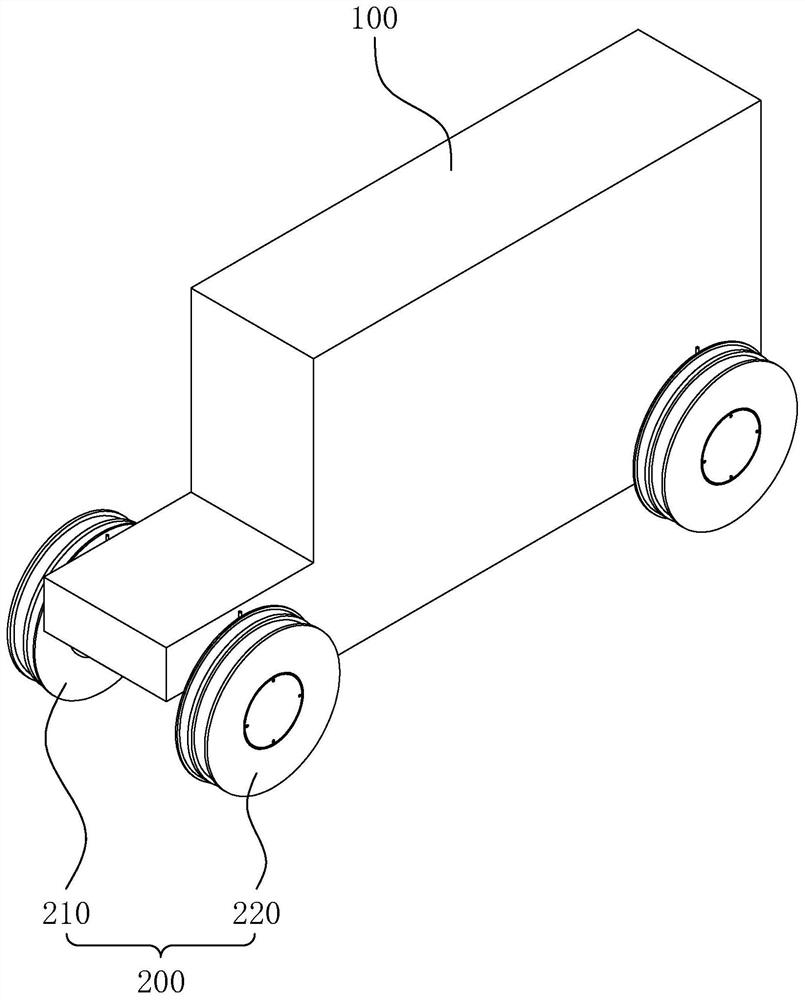 Tractor, track transfer device and track transfer method of the tractor