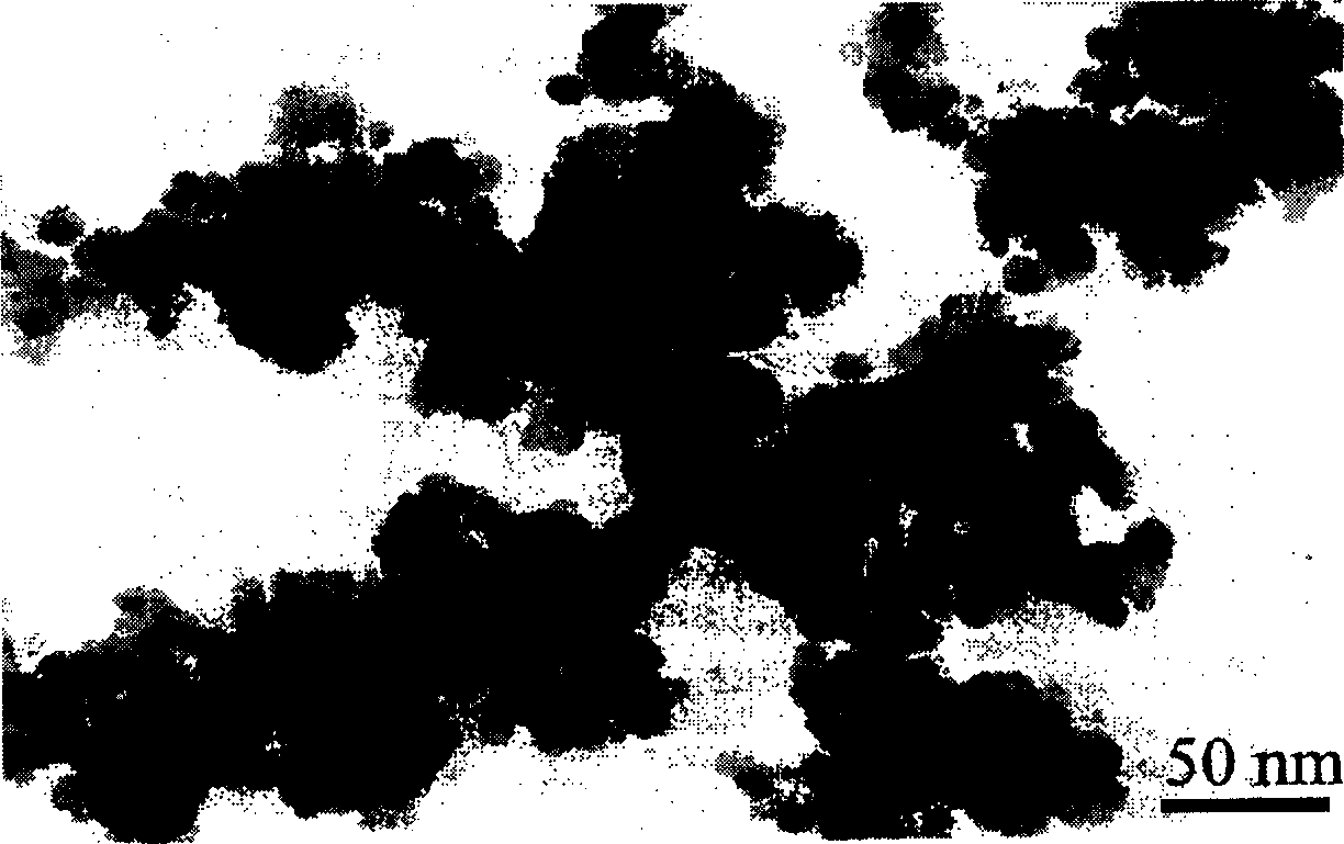 Method for preparing pale-antimony mixed nano tin-oxide powder