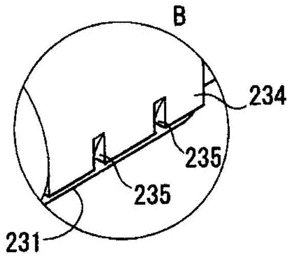 Electric wire connection structure, method for manufacturing said electric wire connection structure, connector provided with said electric wire connection structure, and crimping die