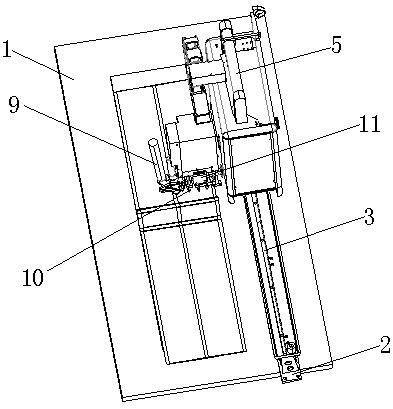 Corrugated plate welding machine capable of automatically crossing waveform