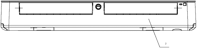 Mounting structure of indoor unit of air conditioner