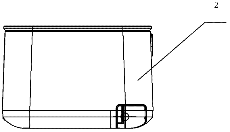 Mounting structure of indoor unit of air conditioner