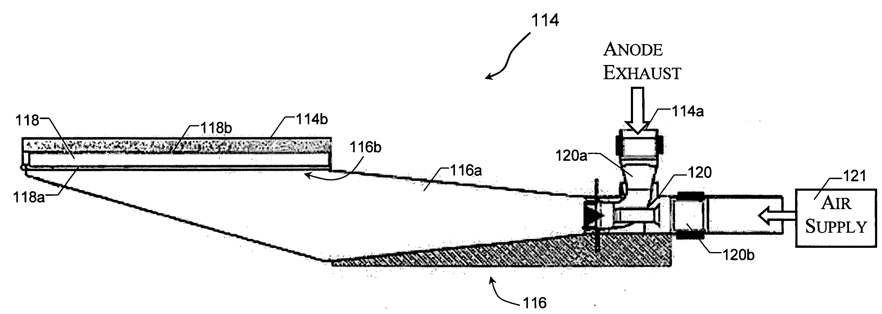 In-situ removal of electrolyte from gas oxidizer