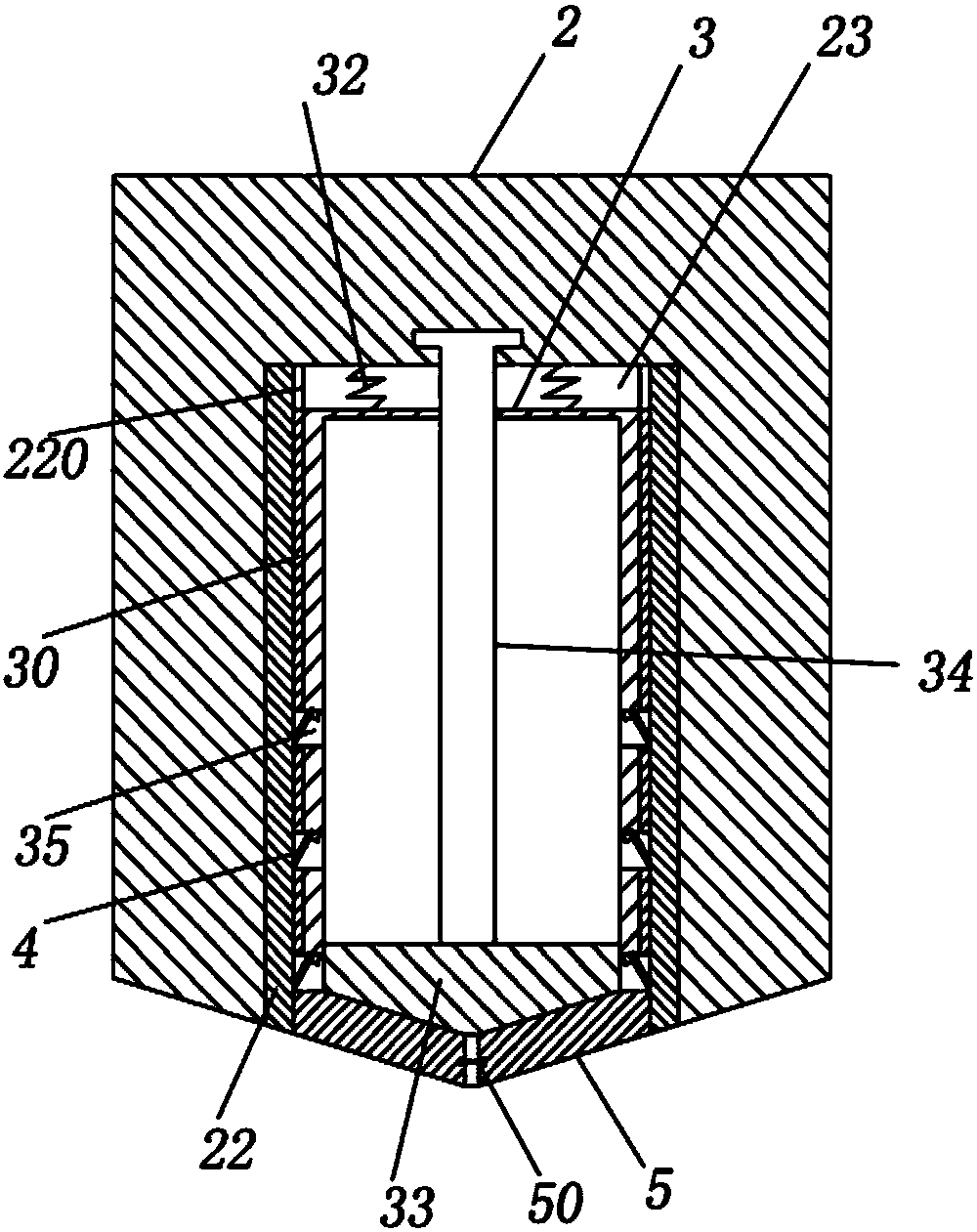 Blind hole machining technology