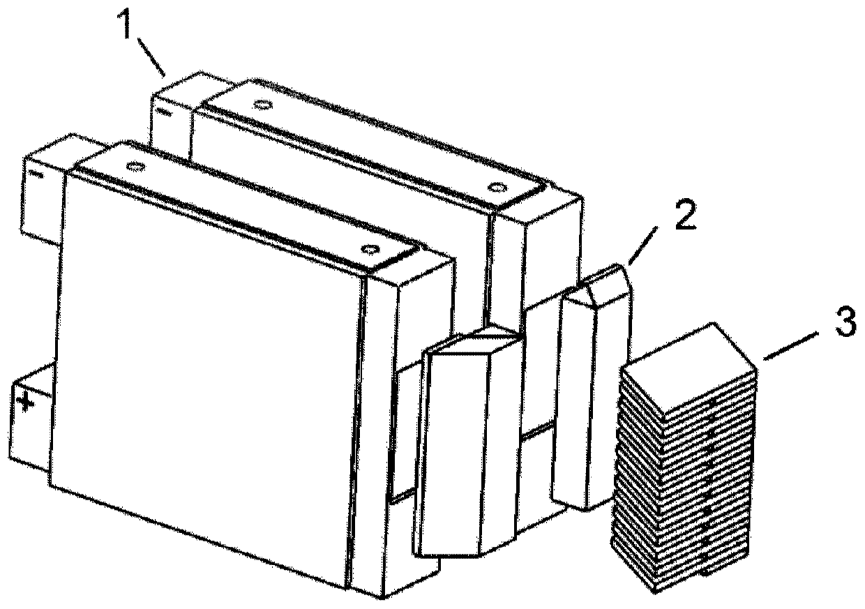 Beam shaping structure based on multiple stacks