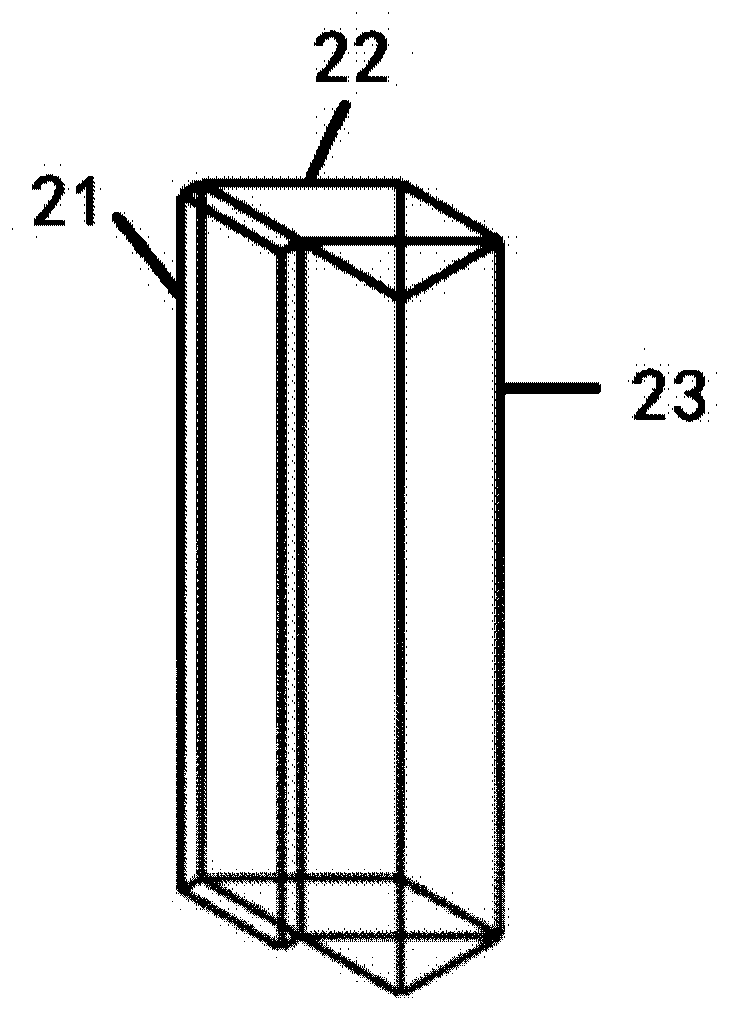 Beam shaping structure based on multiple stacks