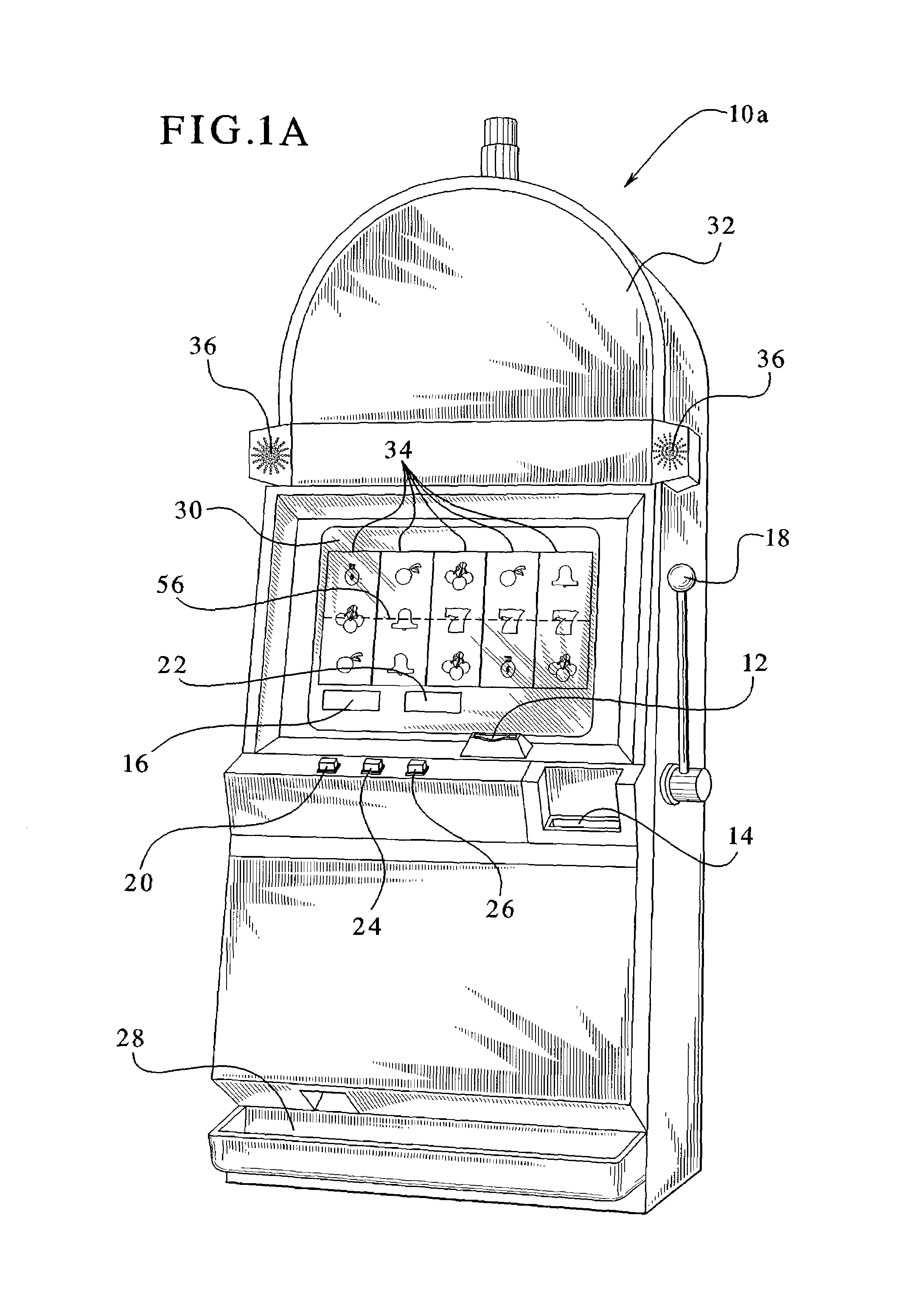 Gaming device which displays multiple gaming results wherein subsequent results are formed from previous results