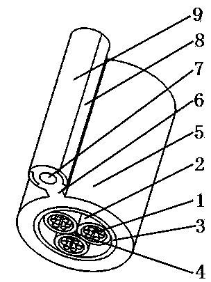 Aerial optical cable