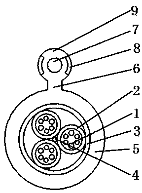 Aerial optical cable