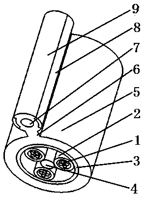 Aerial optical cable