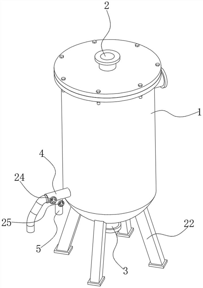 Purification device for discharging dye wastewater