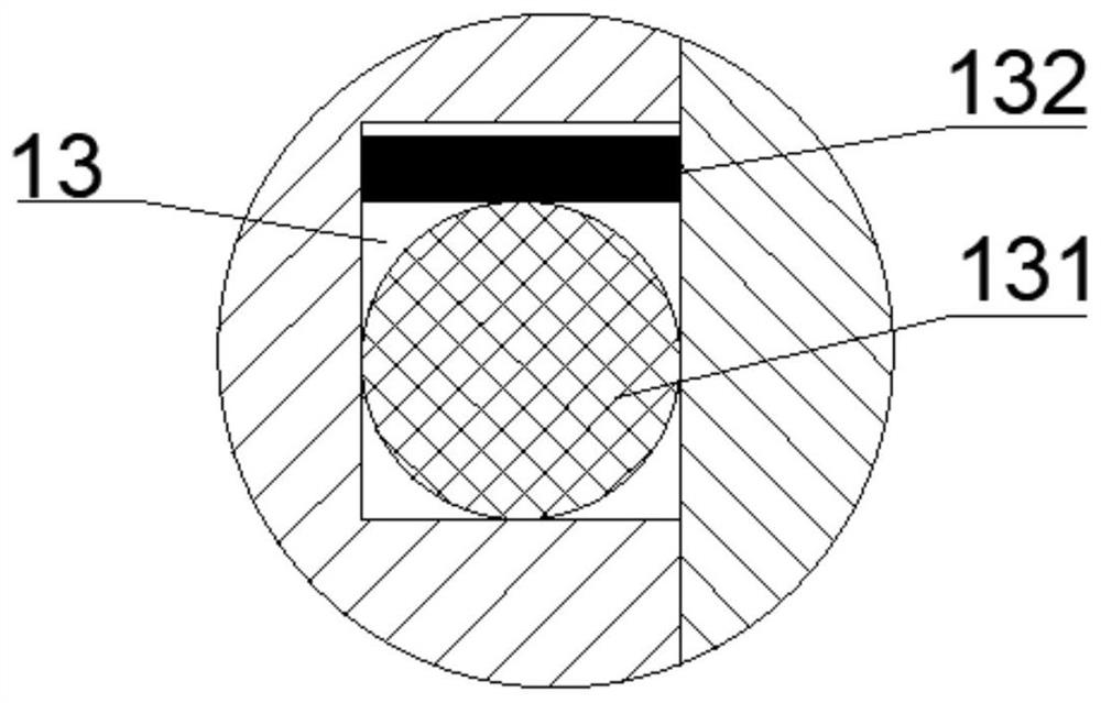 Embedded metal bottle opening structure of IV-type hydrogen storage bottle