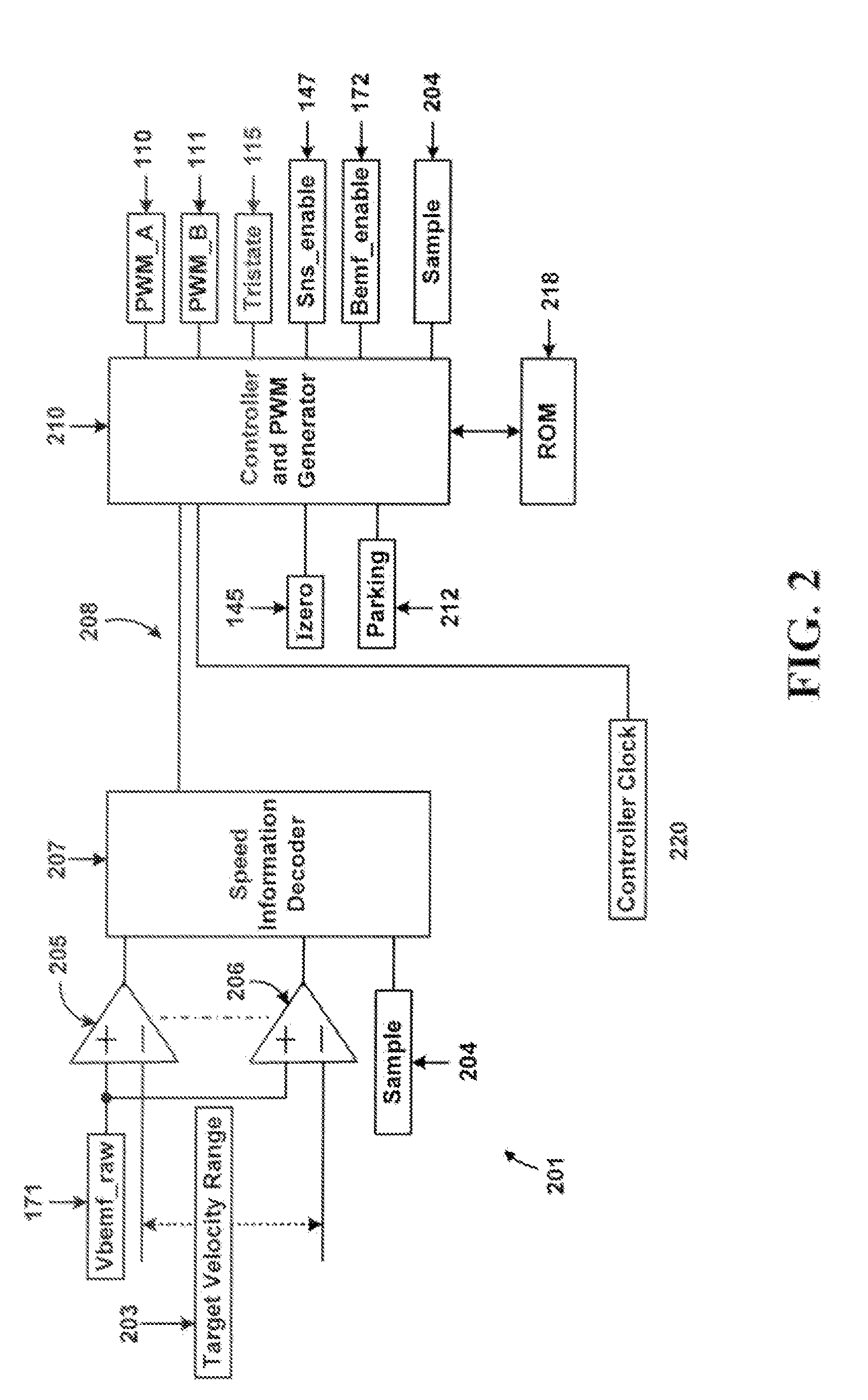 Voice-coil motor control with zero-current sensing