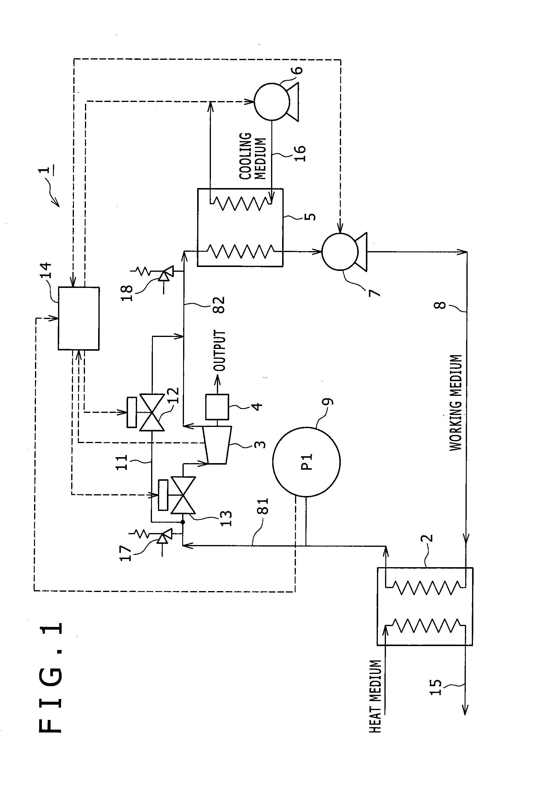 Thermal energy recovery device and control method