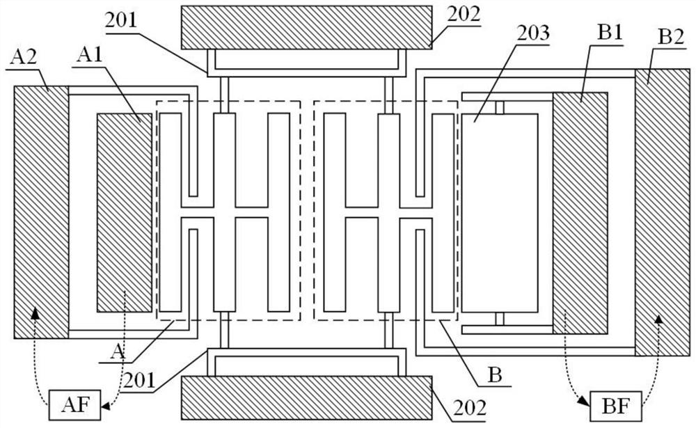 High-sensitivity micro-accelerometer based on singular point and use method of high-sensitivity micro-accelerometer