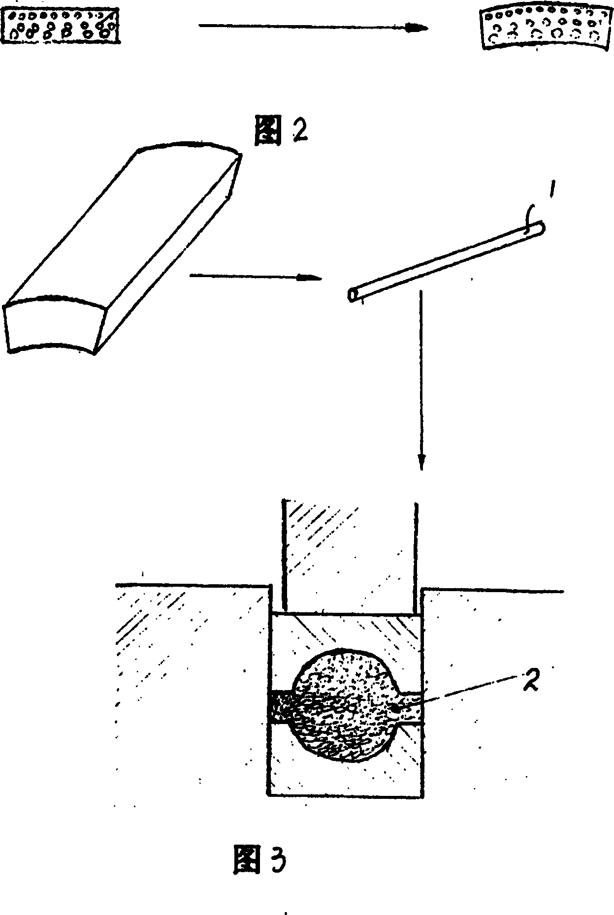 Method of recombining bamboo material into reinforced shapes