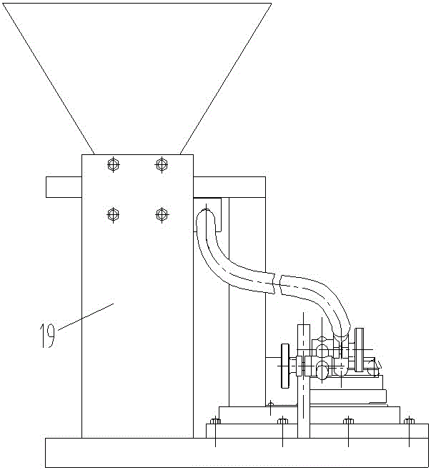 Steel ball mounting machine with bearing holding frame