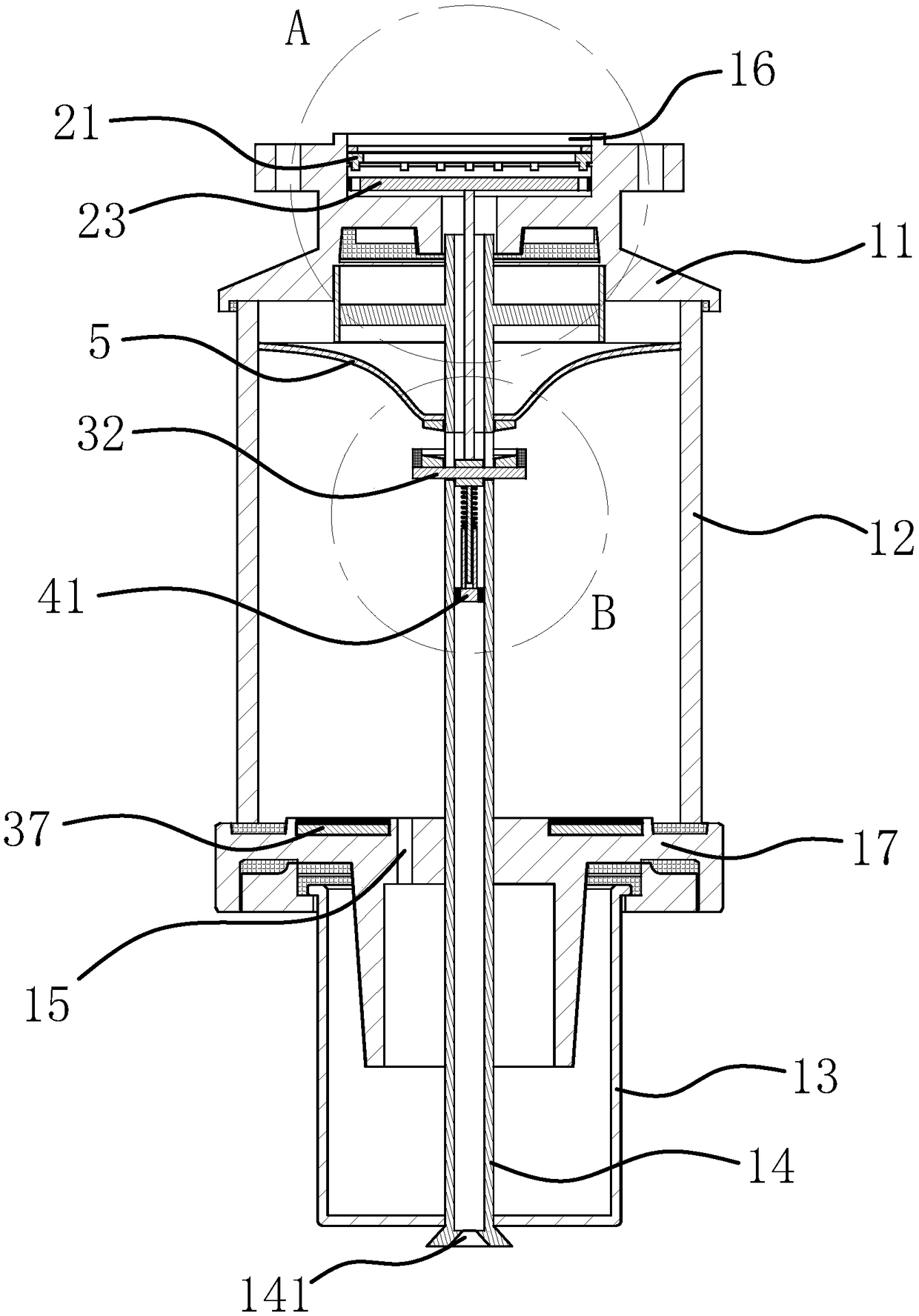 A transformer respirator with automatic dehumidification function