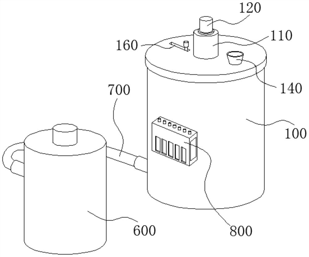 Extraction device for breast cancer tsRNA marker detection reagent production